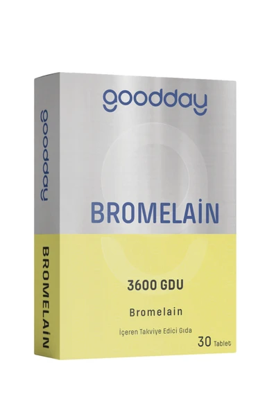 Goodday Bromelain 30 Tablet - 3600 Gdu ürün görseli 1