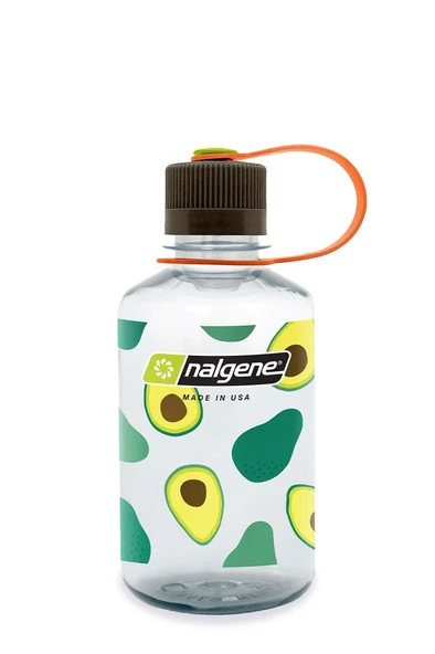 Nalgene 16oz NM Clear w/Avocados print ürün görseli 1