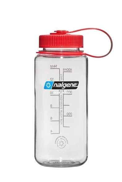 Nalgene 16oz WM Clear Sustain w/ Red Cap ürün görseli 1