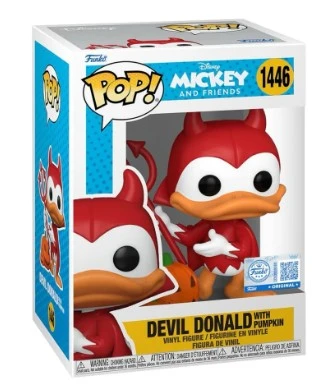 Funko Pop Disney Mickey And Friends Devil Donald with Pumpkin 1446 ürün görseli 1