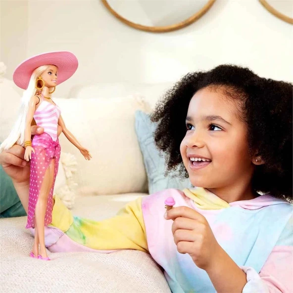 Barbie Plaj Günü Bebeği - HPL73 - Resim 5