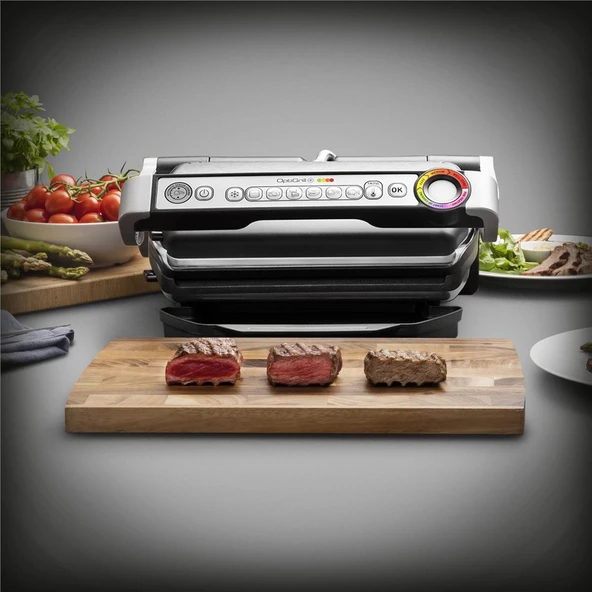 Tefal OptiGrill Plus GC712D 2000 W Izgara - Resim 7