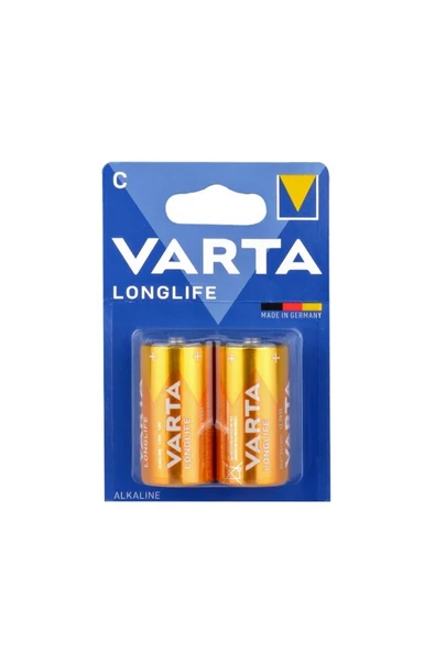 Varta Longlife C Size 2li Orta Boy Pil ürün görseli 1