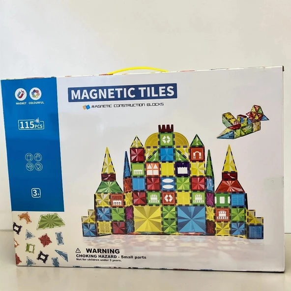 SH59695 115 PARÇA MAGNET STAN.SERİ RENKLİ BLOK ürün görseli 1
