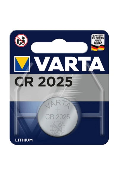 Varta Elektronik Cr 2025 Tekli Pil ürün görseli 1