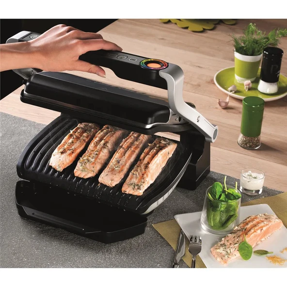 Tefal OptiGrill Plus GC712D 2000 W Izgara - Resim 6