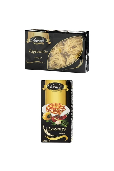 Veronelli Makarna 500 Gr x 2 Adet (Lazanya ve Tagliattelle) ürün görseli 1