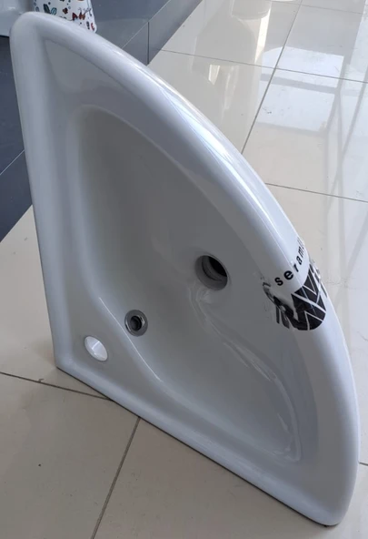 KÖŞE LAVABO 40X40cm TURAVİT - Resim 6