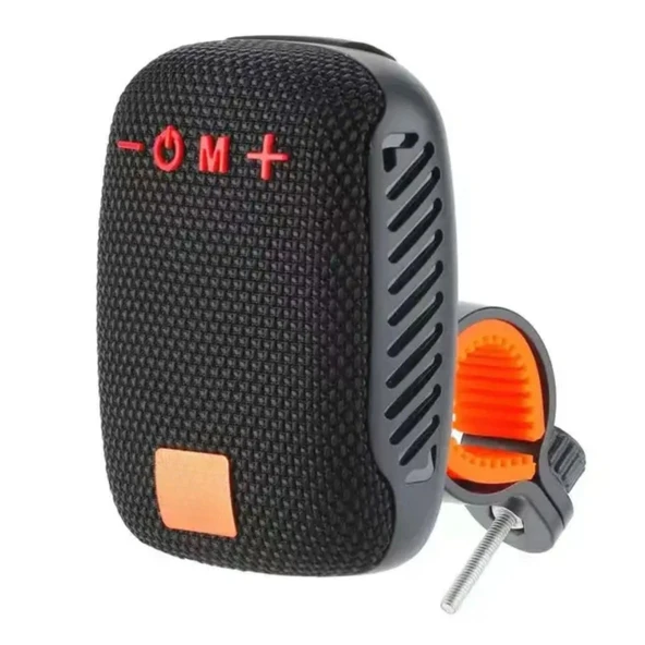 EtaShop Bisiklet Bluetooth Hoparlör Taşınabilir Su Geçirmez  Çift Bağlantı FM Radyo Siyah ürün görseli 1