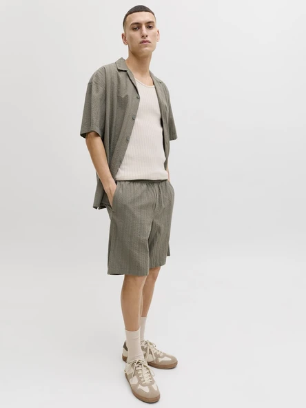JACK JONES Erkek Pamuklu Şort 12289531 - Resim 2