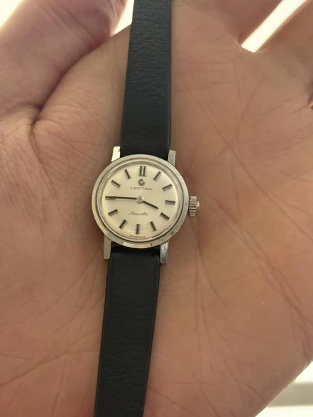 Certina New Art 22,5mm Deri Kordon Kadın Kol Saati 2.El ürün görseli 1