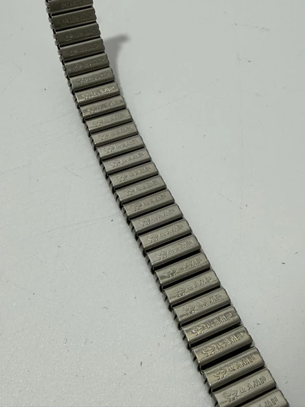 Vintage Flex Çelik Kordon 14mm Gri - Resim 4