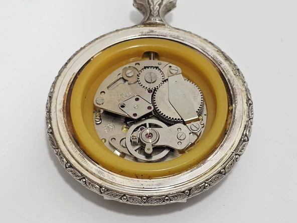 Fero Feldman İşlemeli Cep Saati 48mm  2.El - Resim 8