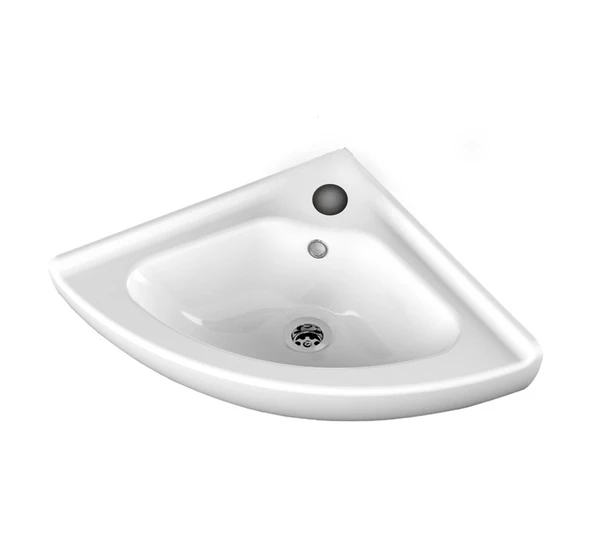 KÖŞE LAVABO 40X40cm TURAVİT ürün görseli 1