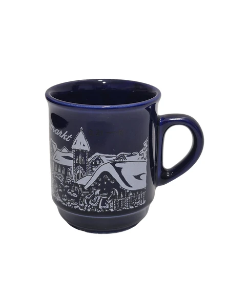 Vintage Nürnberg Christkindlesmarkt Tasarımlı Porselen Kupa 9,5cm 007 ürün görseli 1