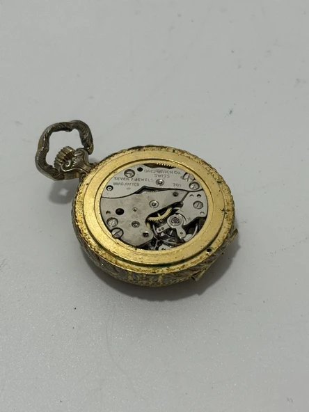Oris 30mm Kurmalı İşlemeli Kolye Cep Saati - Resim 6
