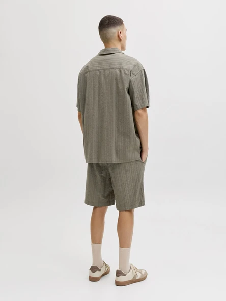 JACK JONES Erkek Pamuklu Şort 12289531 - Resim 6