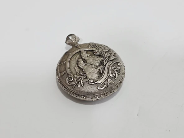 Fero Feldman İşlemeli Cep Saati 48mm  2.El - Resim 6