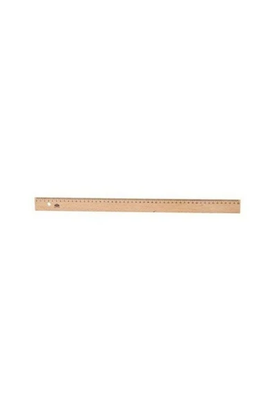 HATAS 048 Tahta Cetvel Takviyesiz 50cm ürün görseli 1