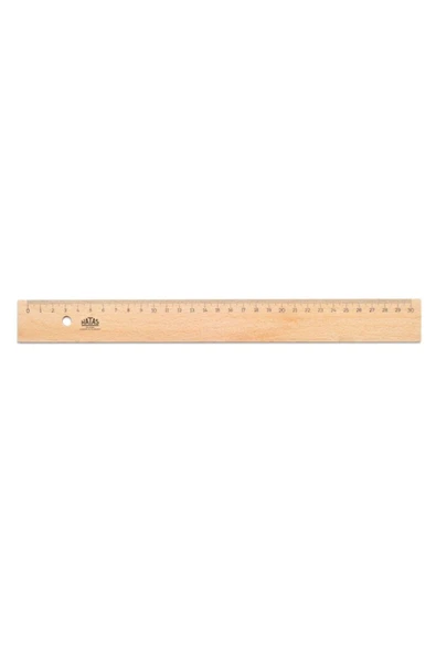 Cetvel Tahta Takviyesiz 30 Cm 00035 ürün görseli 1