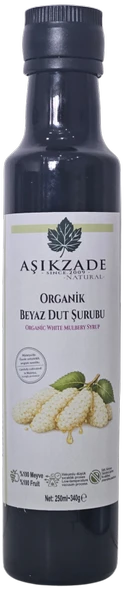 Aşıkzade Organik Beyaz Dut Şurubu 250 Ml ürün görseli 1