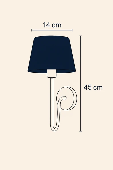 Coppernight Aplik Duvar Lambası - Resim 4