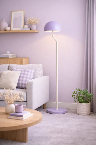 Luma Metal Lambader Oturma Odası & Yatak Odası & Salon Lambader ürün görseli 1