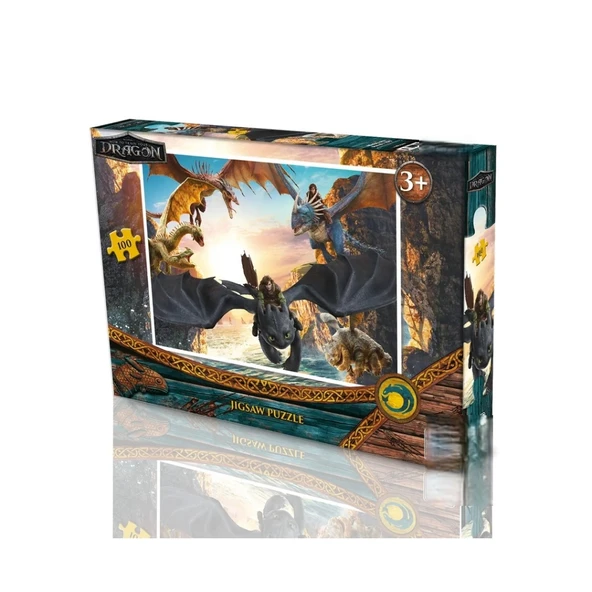 How to Train Your Dragon Puzzle 100 Parça ürün görseli 1