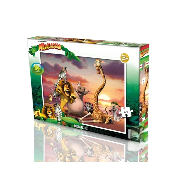 Madagascar Puzzle 100 Parça ürün görseli 1