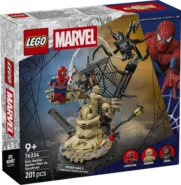 Lego Marvel Efsanevi Savaş: Örümcek Adam, Kum Adam’a Karşı 76334 ürün görseli 1