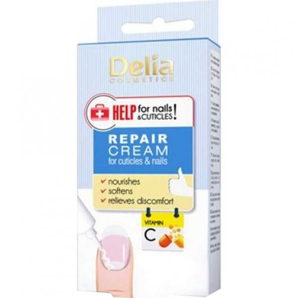 Delia Stop Help For Nails Cuticle Onarıcı Tırnak Bakım Kremi 15 ml ürün görseli 1