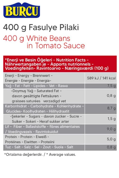 Burcu Fasulye Pilaki 400 gr - Resim 2