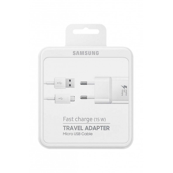 SAMSUNG TA20 ORİJİNAL MİCRO USB HIZLI ŞARJ TAKIMI ürün görseli 1