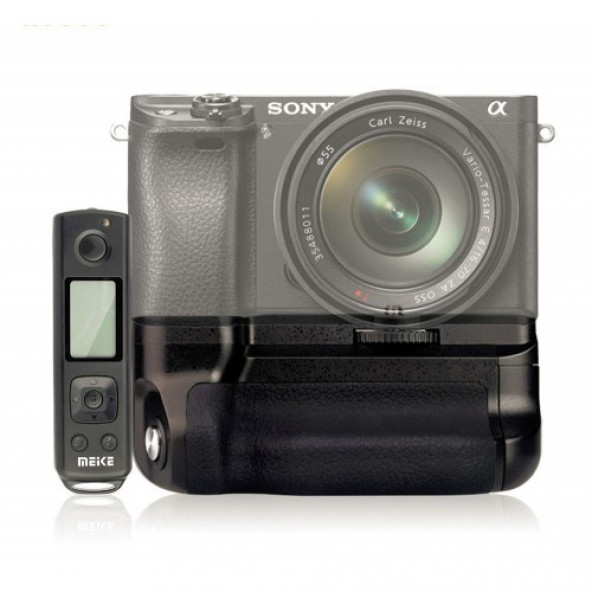 Sony A6500 için MeiKe MK-A6500 Pro Battery Grip + 2 Ad. NP-FW50 Batarya ürün görseli 1