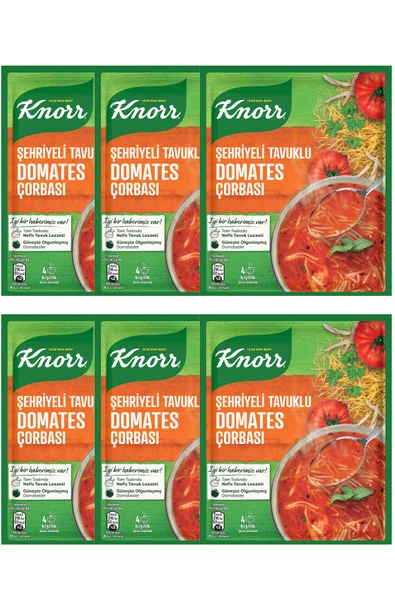 Knorr Şehriyeli Tavuklu Domates Çorbası 67 gr x 6 Adet ürün görseli 1