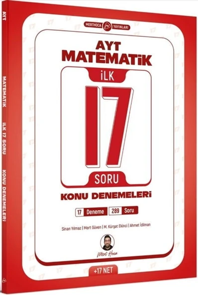 AYT Matematik İlk 17 Soru Konu Denemeleri Mert Hoca ürün görseli 1