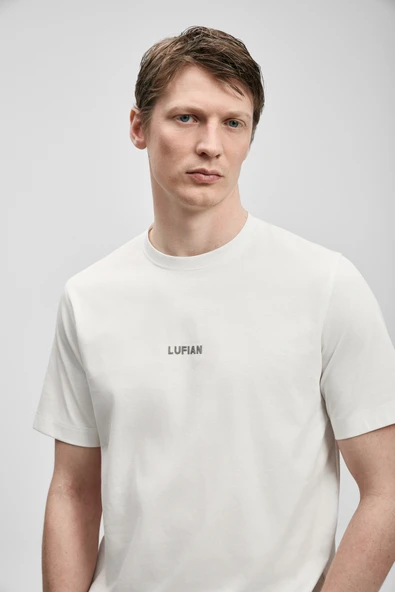 Lufian 111020322 Marcus Modern Grafik T- Shirt Tişört Erkek Tişort ürün görseli 1