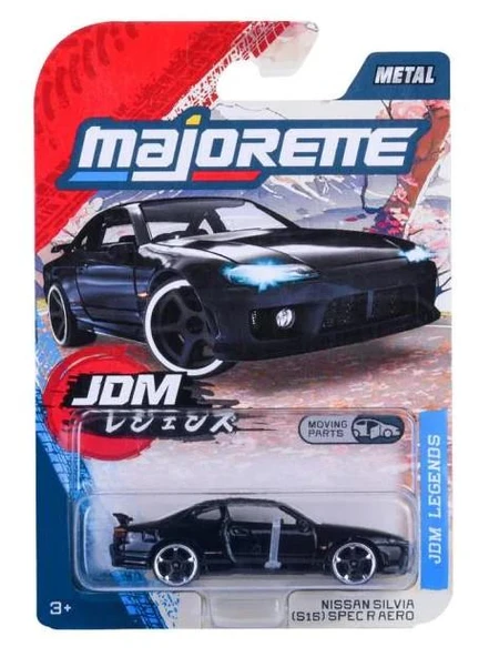 Majorette Japan Serisi Premi̇um Arabalar NISSAN SILVIA (S15) SPEC R AERO ürün görseli 1