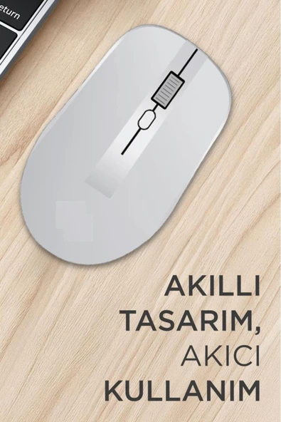 Mouse Çift Modlu Sessiz Kablosuz Fare TM18 - Resim 6