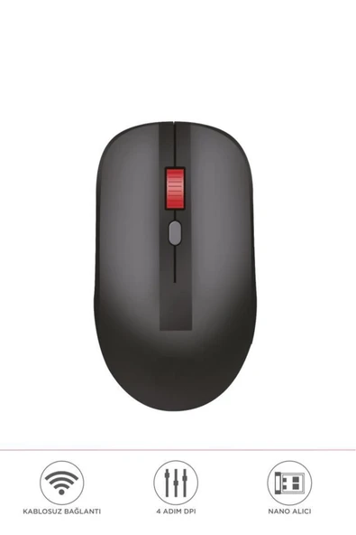 Mouse Çift Modlu Sessiz Kablosuz Fare TM18 ürün görseli 1