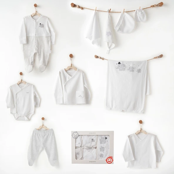 Andywawa Ac26581 Hello Elephant 10lu Hastane Çıkışı White ürün görseli 1