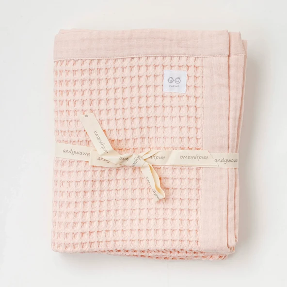 Andywawa Ac25887 100x120 Pike Home Bebek Battaniye Pink ürün görseli 1