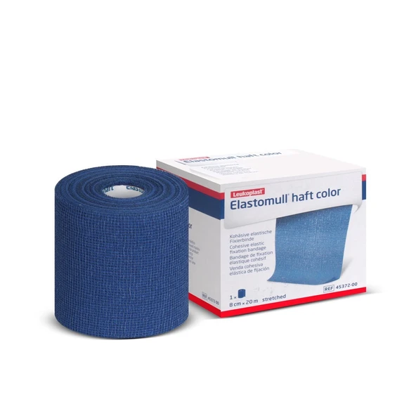 Elastomull Haft LF Bsn  Fiksasyon Bandajı 8cm x 20m Mavi ürün görseli 1