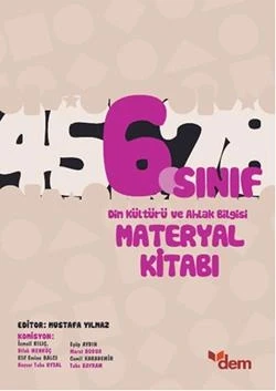 6.Sınıf Din Kültürü Ahlak Materyal Kitabı Dem ürün görseli 1