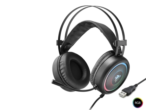 G882 Kulaklık 7.1 Usb Rgb - Siyah ürün görseli 1