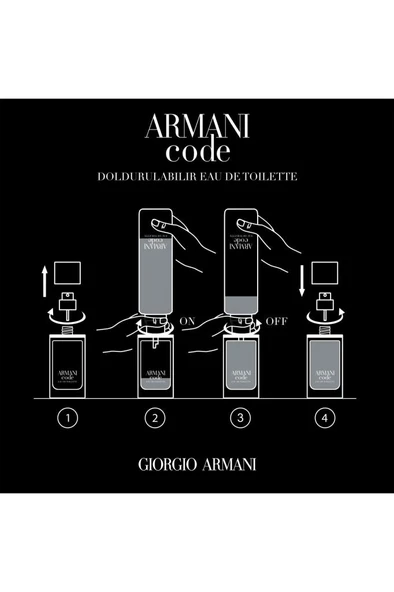 Giorgio Armani Code EDT 75 ml Erkek Parfüm - Resim 5