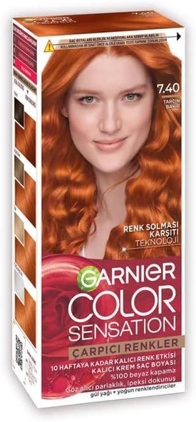 Garnier Çarpıcı Renkler 7.4 0 Tarçın Bakır Saç Boyası ürün görseli 1