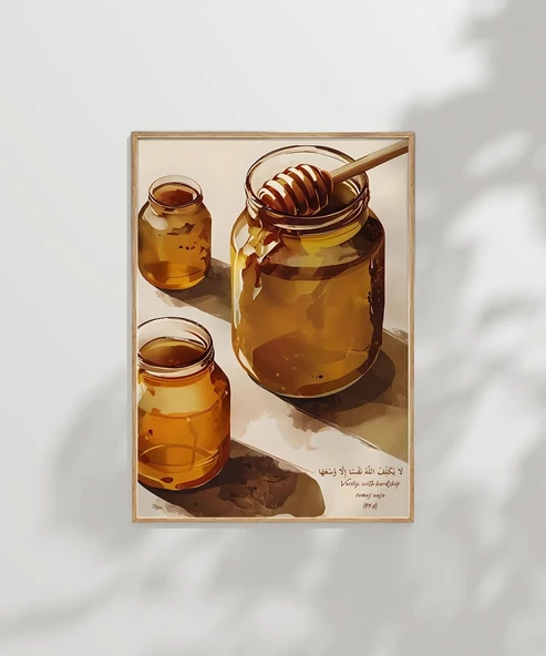 Bal Temalı Duvar Poster - Resim 3