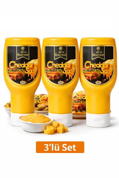 Mr Gurme Cheddar Sos 480 Gr x 3 Adet ürün görseli 1