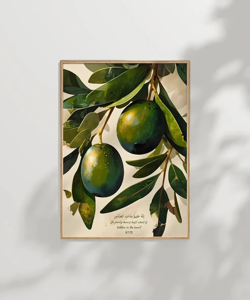 Zeytin Dalı Duvar Poster - Resim 3